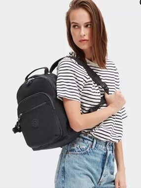Kipling x Just Dance Seoul 15" Laptop Backpack Black Leopard